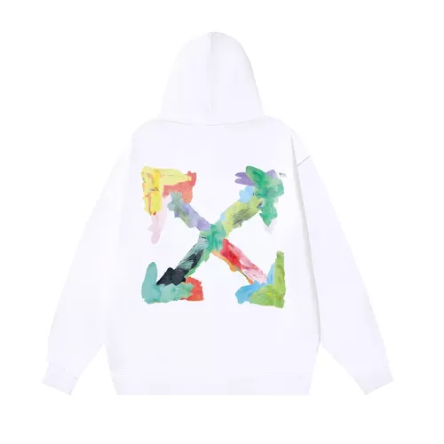 Wholesale Off-White Hoodies Long Sleeved For Unisex #1299222 $52.00 USD, Wholesale Quality Replica Off-White Hoodies