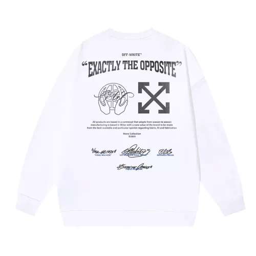 Wholesale Off-White Hoodies Long Sleeved For Unisex #1299249 $45.00 USD, Wholesale Quality Replica Off-White Hoodies