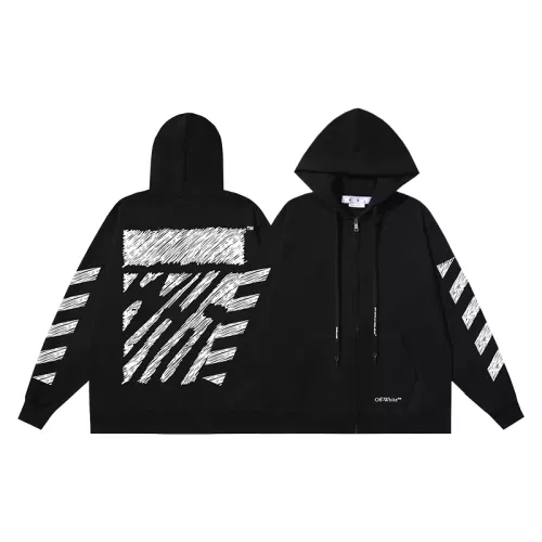 Wholesale Off-White Hoodies Long Sleeved For Unisex #1299282 $64.00 USD, Wholesale Quality Replica Off-White Hoodies