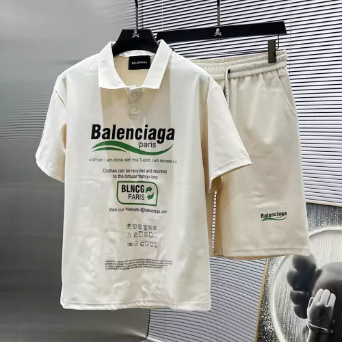 Wholesale Balenciaga Fashion Tracksuits Short Sleeved For Men #1299312 $60.00 USD, Wholesale Quality Replica Balenciaga Fashion Tracksuits