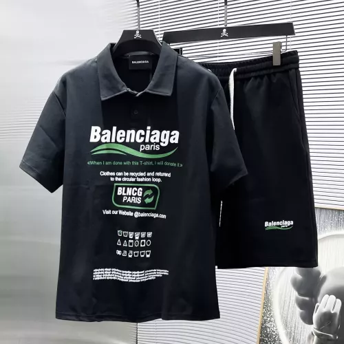 Wholesale Balenciaga Fashion Tracksuits Short Sleeved For Men #1299314 $60.00 USD, Wholesale Quality Replica Balenciaga Fashion Tracksuits