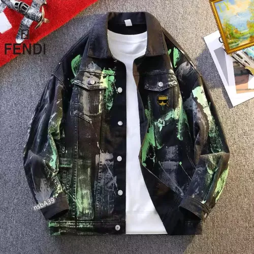 Wholesale Fendi Jackets Long Sleeved For Men #1299359 $60.00 USD, Wholesale Quality Replica Fendi Jackets