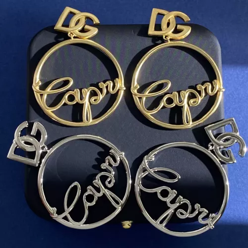 Replica Dolce & Gabbana D&G Earrings For Women #1301301 $32.00 USD for Wholesale