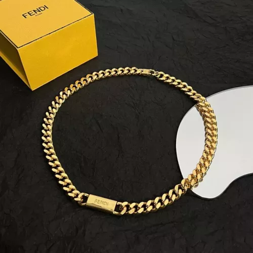 Wholesale Fendi Necklaces #1301361 $45.00 USD, Wholesale Quality Replica Fendi Necklaces