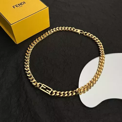 Wholesale Fendi Necklaces #1301365 $48.00 USD, Wholesale Quality Replica Fendi Necklaces