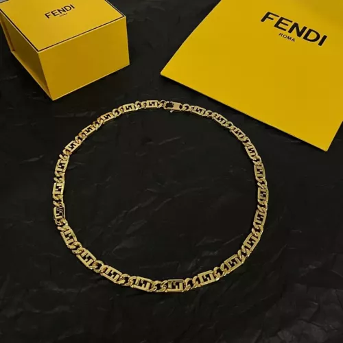 Wholesale Fendi Necklaces #1301368 $72.00 USD, Wholesale Quality Replica Fendi Necklaces
