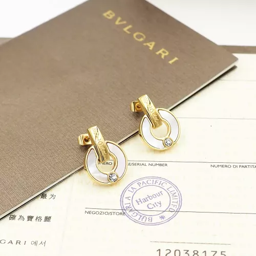 Wholesale Bvlgari Earrings For Women #1301581 $25.00 USD, Wholesale Quality Replica Bvlgari Earrings