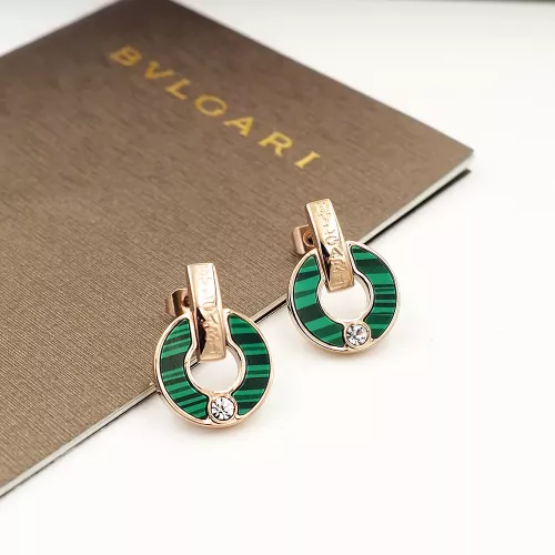 Wholesale Bvlgari Earrings For Women #1301583 $25.00 USD, Wholesale Quality Replica Bvlgari Earrings