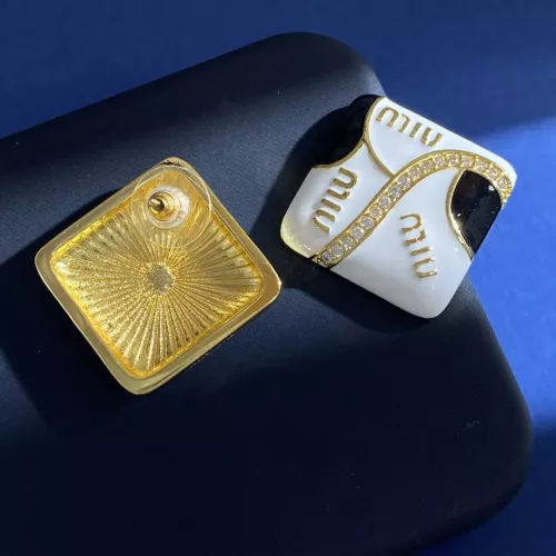 Replica MIU MIU Earrings For Women #1301680 $29.00 USD for Wholesale