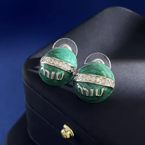 Wholesale MIU MIU Earrings For Women #1301727 $29.00 USD, Wholesale Quality Replica MIU MIU Earrings