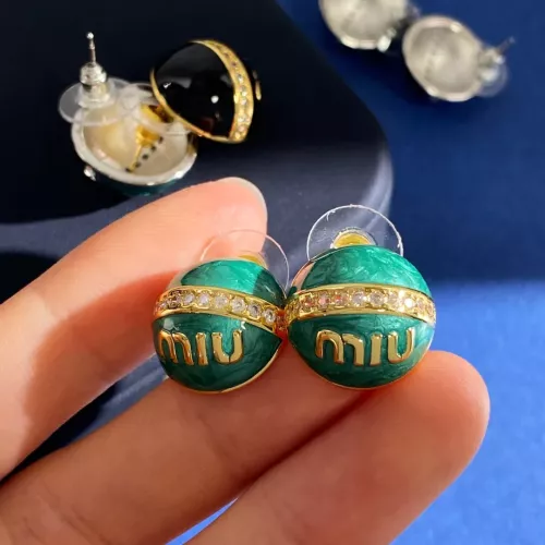 Wholesale MIU MIU Earrings For Women #1301729 $29.00 USD, Wholesale Quality Replica MIU MIU Earrings