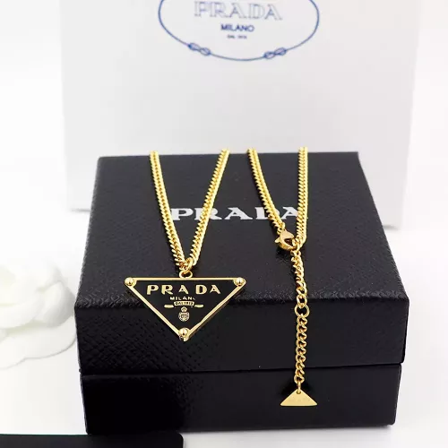 Wholesale Prada Necklaces #1301739 $25.00 USD, Wholesale Quality Replica Prada Necklaces