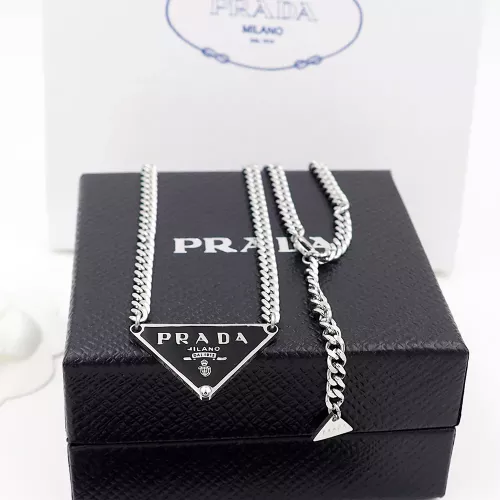Wholesale Prada Necklaces #1301741 $25.00 USD, Wholesale Quality Replica Prada Necklaces