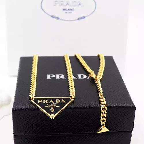 Wholesale Prada Necklaces #1301742 $25.00 USD, Wholesale Quality Replica Prada Necklaces