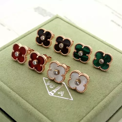 Replica Van Cleef & Arpels Earrings For Women #1302038 $27.00 USD for Wholesale