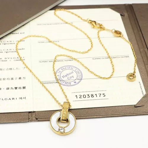 Wholesale Bvlgari Necklaces #1302099 $25.00 USD, Wholesale Quality Replica Bvlgari Necklaces