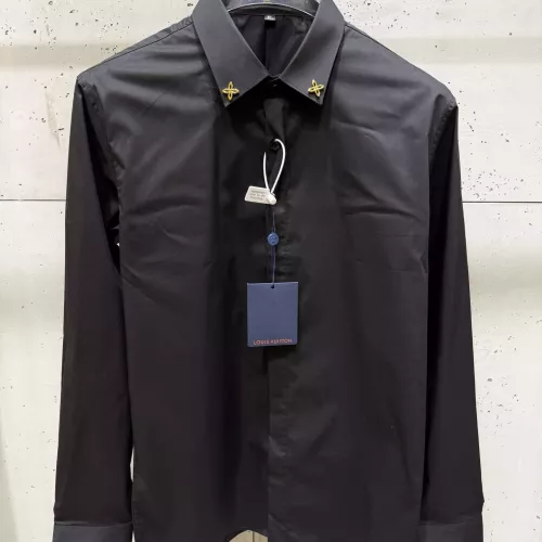 Wholesale Louis Vuitton LV Shirts Long Sleeved For Men #1302486 $64.00 USD, Wholesale Quality Replica Louis Vuitton LV Shirts