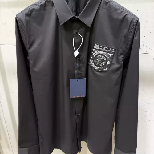 Wholesale Louis Vuitton LV Shirts Long Sleeved For Men #1302499 $64.00 USD, Wholesale Quality Replica Louis Vuitton LV Shirts