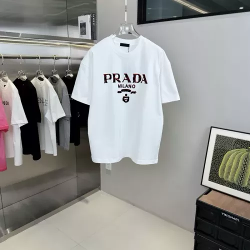 Wholesale Prada T-Shirts Short Sleeved For Unisex #1302701 $41.00 USD, Wholesale Quality Replica Prada T-Shirts