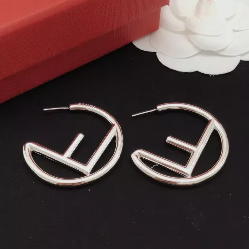 Wholesale Fendi Earrings For Women #1302758 $29.00 USD, Wholesale Quality Replica Fendi Earrings