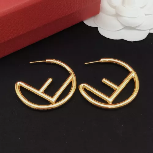 Wholesale Fendi Earrings For Women #1302759 $29.00 USD, Wholesale Quality Replica Fendi Earrings