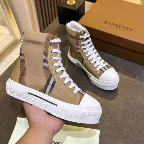 Wholesale Burberry High Tops Shoes For Men #1302885 $105.00 USD, Wholesale Quality Replica Burberry High Tops Shoes