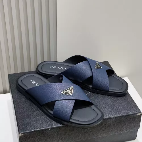 Wholesale Prada Slippers For Men #1302913 $92.00 USD, Wholesale Quality Replica Prada Slippers