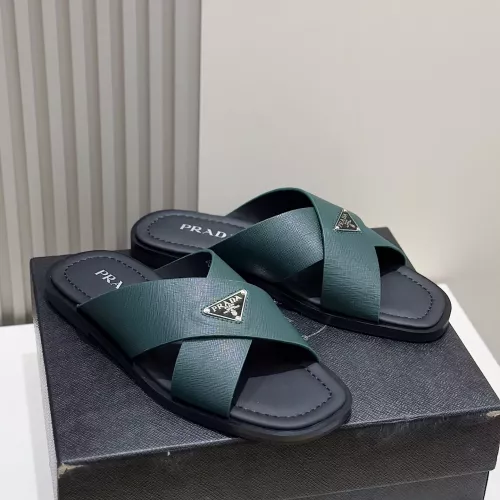 Wholesale Prada Slippers For Men #1302914 $92.00 USD, Wholesale Quality Replica Prada Slippers