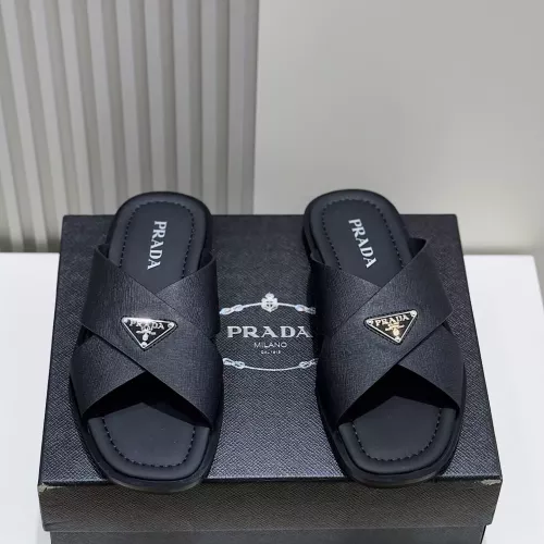 Wholesale Prada Slippers For Men #1302915 $92.00 USD, Wholesale Quality Replica Prada Slippers