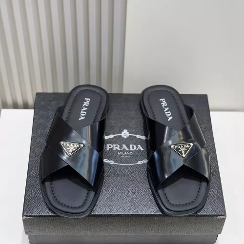 Wholesale Prada Slippers For Men #1302916 $92.00 USD, Wholesale Quality Replica Prada Slippers