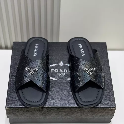 Wholesale Prada Slippers For Men #1302931 $92.00 USD, Wholesale Quality Replica Prada Slippers