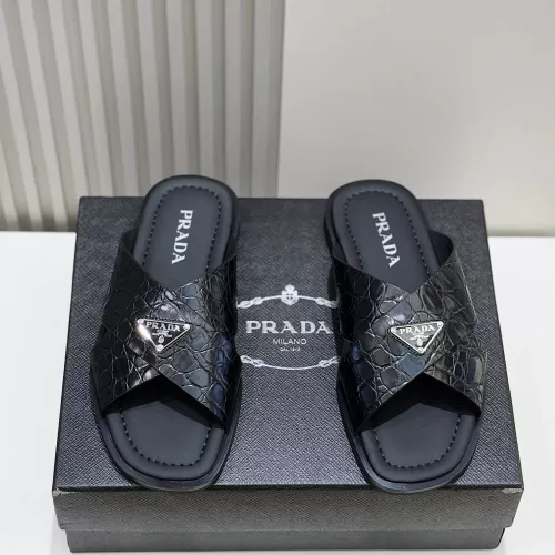 Wholesale Prada Slippers For Men #1302932 $92.00 USD, Wholesale Quality Replica Prada Slippers