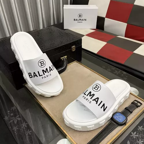 Replica Balmain Slippers For Men #1302968 $56.00 USD for Wholesale