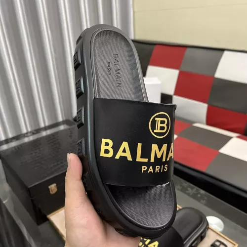 Replica Balmain Slippers For Men #1302969 $56.00 USD for Wholesale