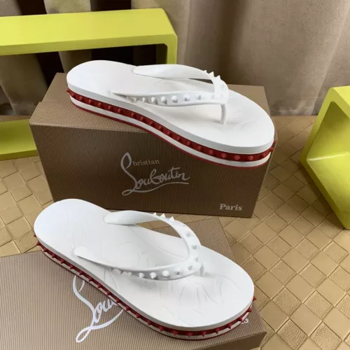 Wholesale Christian Louboutin CL Slippers For Men #1303022 $64.00 USD, Wholesale Quality Replica Christian Louboutin CL Slippers