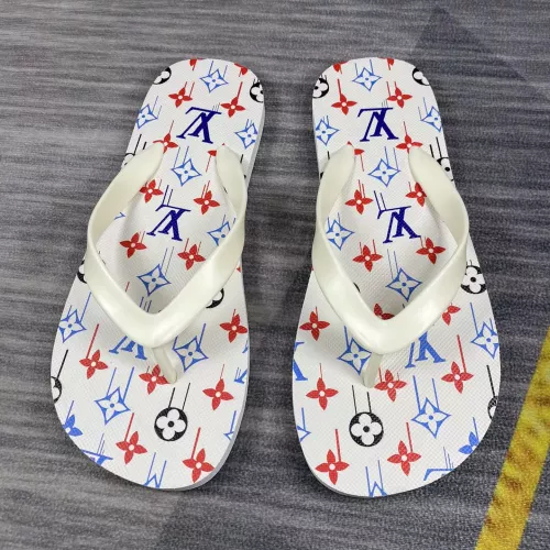 Wholesale Louis Vuitton Slippers For Men #1303068 $45.00 USD, Wholesale Quality Replica Louis Vuitton Slippers