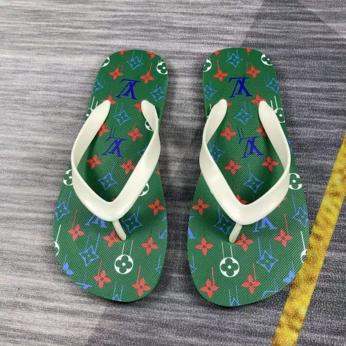 Wholesale Louis Vuitton Slippers For Men #1303069 $45.00 USD, Wholesale Quality Replica Louis Vuitton Slippers