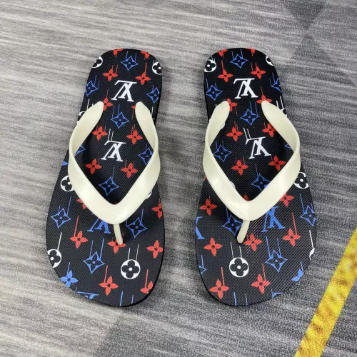 Wholesale Louis Vuitton Slippers For Men #1303073 $45.00 USD, Wholesale Quality Replica Louis Vuitton Slippers