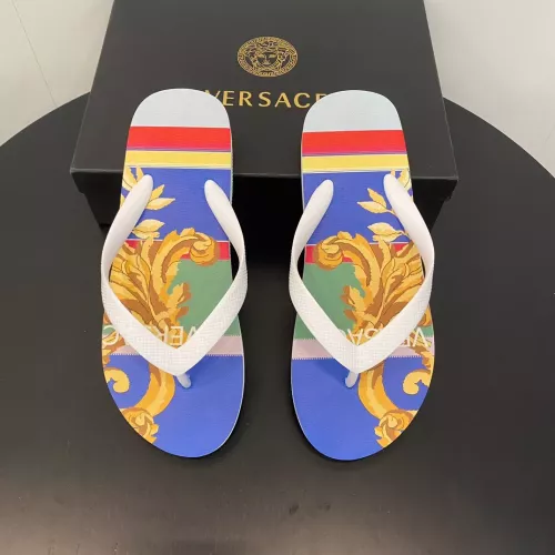 Wholesale Versace Slippers For Men #1303108 $48.00 USD, Wholesale Quality Replica Versace Slippers