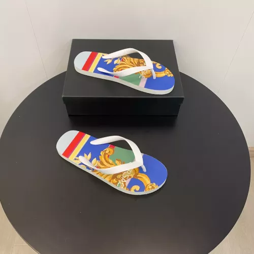 Replica Versace Slippers For Men #1303108 $48.00 USD for Wholesale