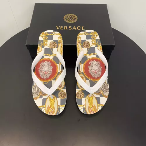 Wholesale Versace Slippers For Men #1303112 $48.00 USD, Wholesale Quality Replica Versace Slippers