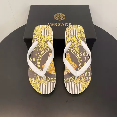 Wholesale Versace Slippers For Men #1303117 $48.00 USD, Wholesale Quality Replica Versace Slippers