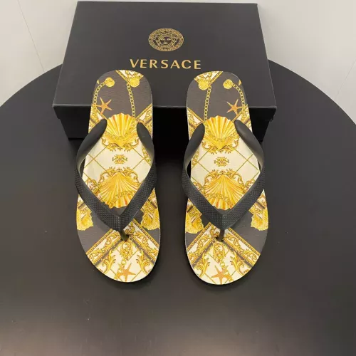 Wholesale Versace Slippers For Men #1303123 $48.00 USD, Wholesale Quality Replica Versace Slippers
