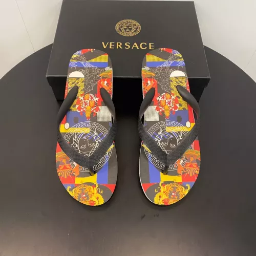 Wholesale Versace Slippers For Men #1303127 $48.00 USD, Wholesale Quality Replica Versace Slippers