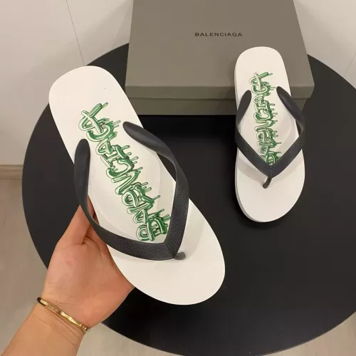 Wholesale Balenciaga Slippers For Men #1303145 $48.00 USD, Wholesale Quality Replica Balenciaga Slippers