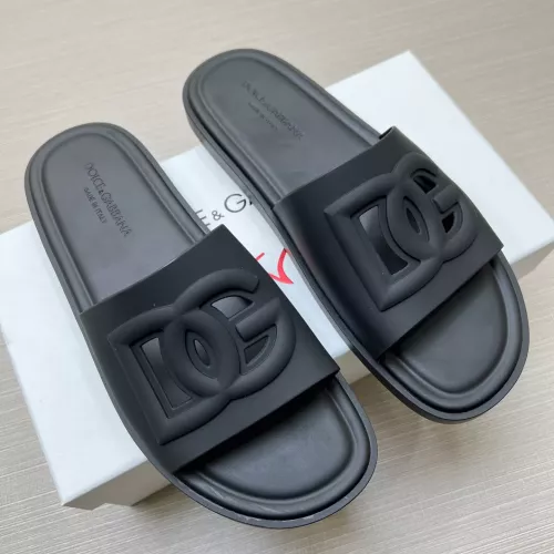 Wholesale Dolce &amp; Gabbana D&amp;G Slippers For Men #1303187 $52.00 USD, Wholesale Quality Replica Dolce &amp; Gabbana D&amp;G Slippers