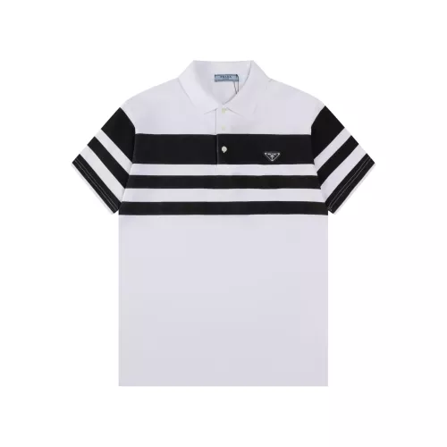 Wholesale Prada T-Shirts Short Sleeved For Men #1303188 $41.00 USD, Wholesale Quality Replica Prada T-Shirts