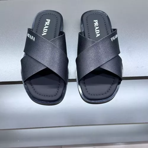 Wholesale Prada Slippers For Men #1303201 $52.00 USD, Wholesale Quality Replica Prada Slippers