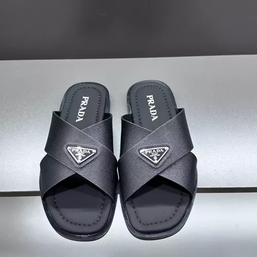 Wholesale Prada Slippers For Men #1303204 $52.00 USD, Wholesale Quality Replica Prada Slippers
