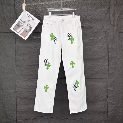 Wholesale Chrome Hearts Jeans For Men #1303293 $56.00 USD, Wholesale Quality Replica Chrome Hearts Jeans